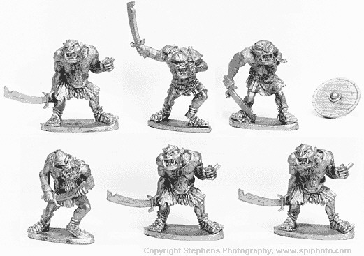 Old Glory orcs with scimitars